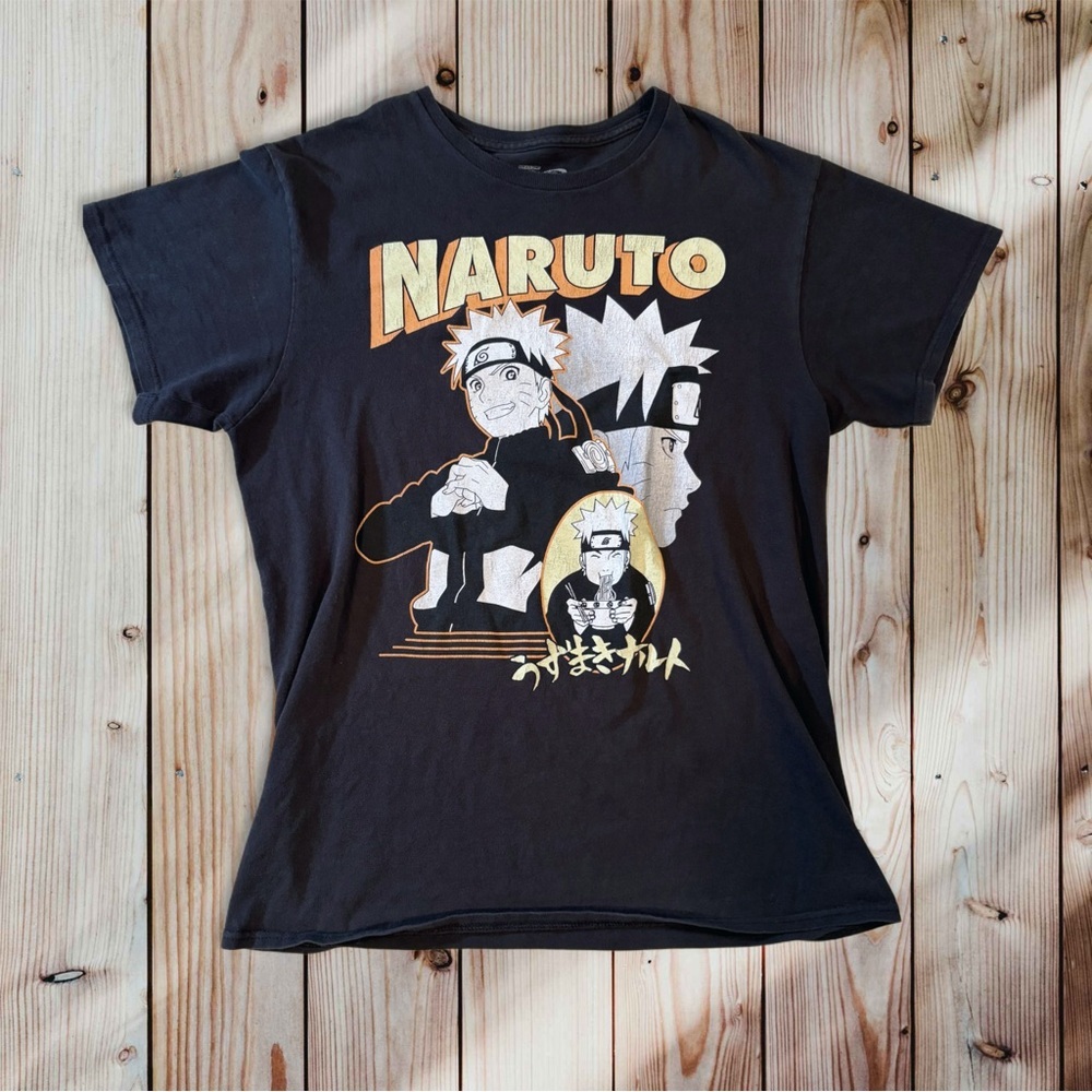 Naruto Black Graphic T-Shirt